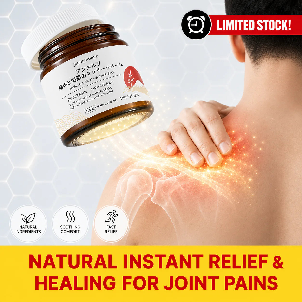 JapaaniBalm Herbal Massage Balm for Joint & Muscle Comfort – BUY 1 GET 1 FREE